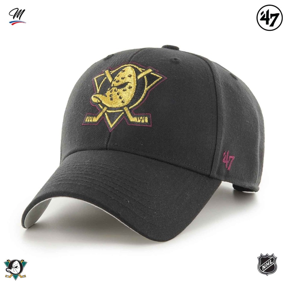 NHL Anaheim Ducks "Metallic Snap MVP" cap (Caps) '47 Brand on FrenchMarket