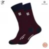 Set of 3 pairs of Men's Cotton Rugby Stripes Socks (Fancy socks) Serge Blanco on FrenchMarket