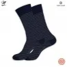 Set of 3 pairs of Men's Cotton Rugby Stripes Socks (Fancy socks) Serge Blanco on FrenchMarket