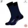 Lot de 3 paires de Chaussettes Homme en Coton "Rugby Rayures" (Chaussettes fantaisies) Serge Blanco chez FrenchMarket
