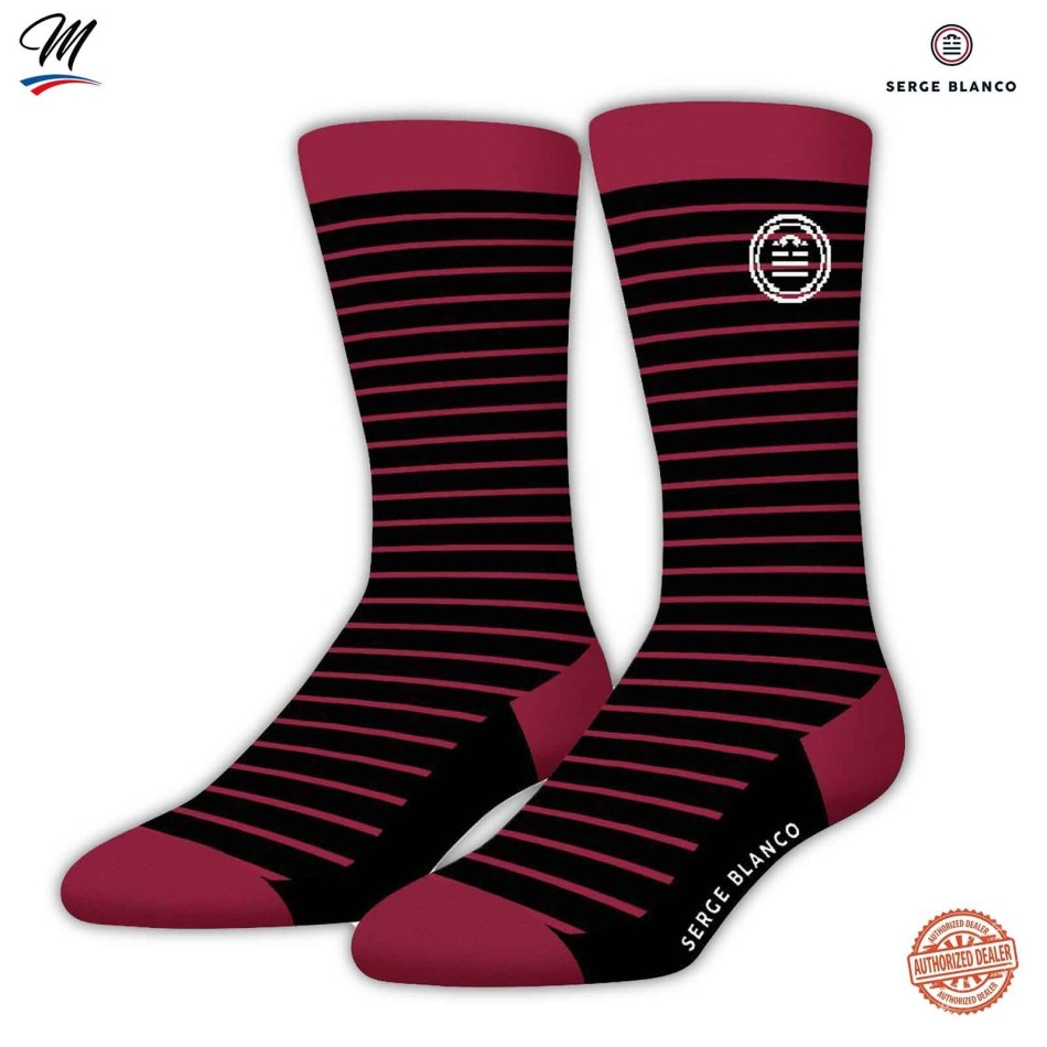 SERGE BLANCO Set of 3 pairs of Men's Cotton "Rugby 15" Socks