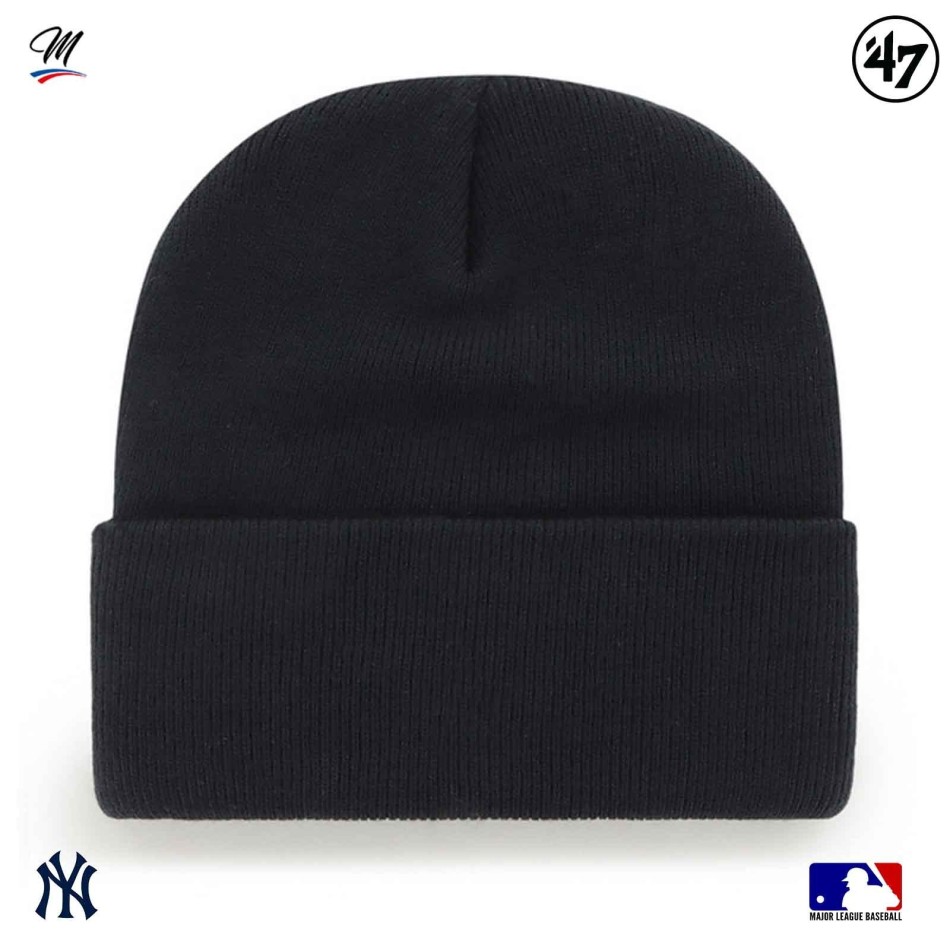 Bonnet MLB New York Yankees Haymaker "Bleu" (Bonnets) '47 Brand chez FrenchMarket