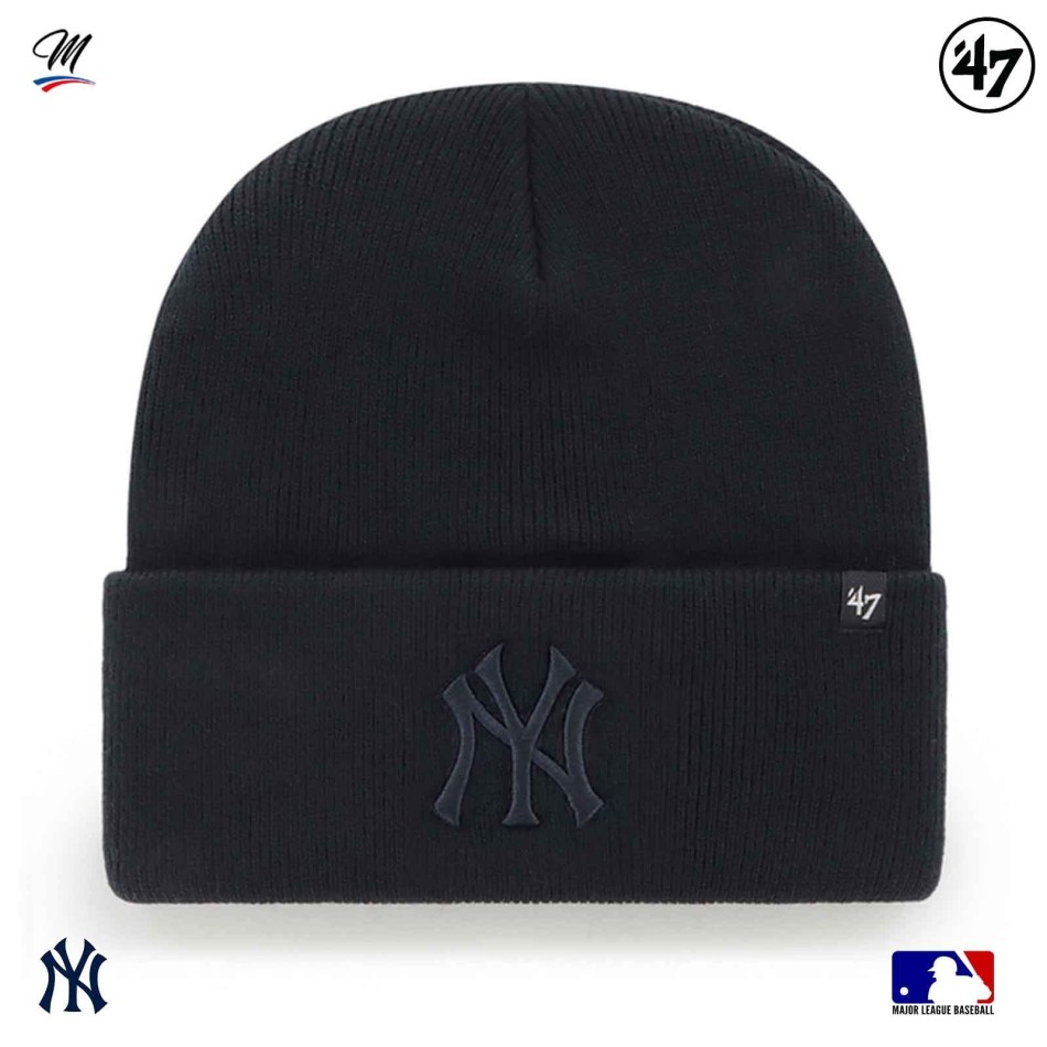 47 Brand Blå Mössa MLB New York Yankees Haymaker Logo NY