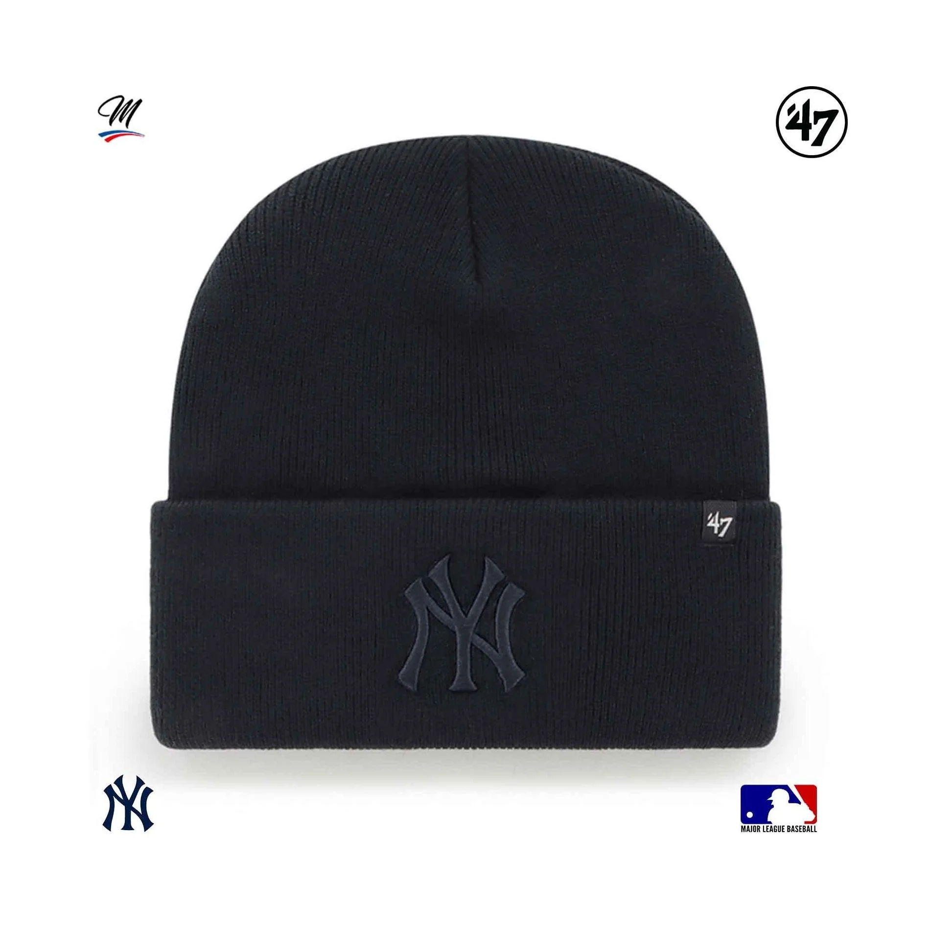 NWT Anthropologie Haymaker New York Yankees Beanie 47 MLB New York Yankees Haymaker BEANIE Red | BSTN Store main image 3