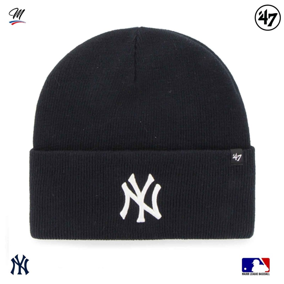 47 Brand Blå Mössa MLB New York Yankees Haymaker Logo NY
