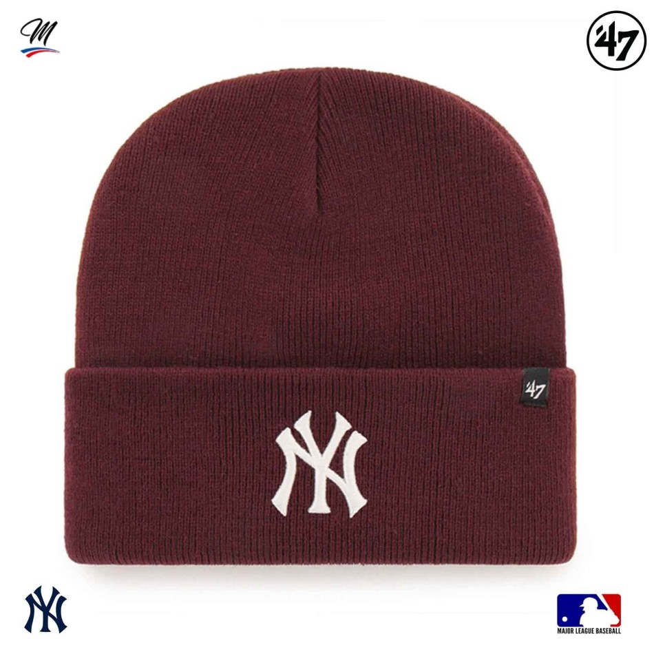 47 Brand MLB Mössa New York Yankees Haymaker Bordeaux