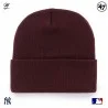 Bonnet MLB New York Yankees Haymaker "Bordeaux" (Bonnets) '47 Brand chez FrenchMarket