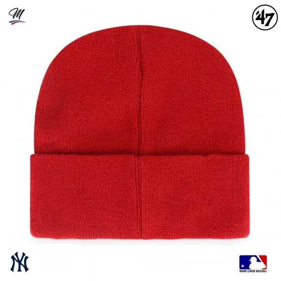 MLB New York Yankees Haymaker Beanie Rojo (Gorros) '47 Brand chez FrenchMarket