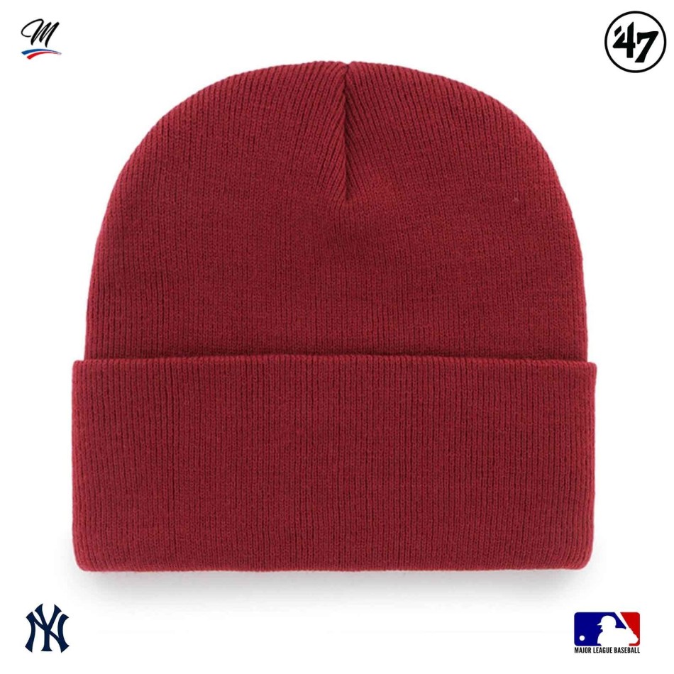 47 Brand Röd MLB New York Yankees Haymaker Logo NY Basebollkeps