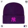MLB New York Yankees Haymaker Beanie Purple (Beanie) '47 Brand on FrenchMarket