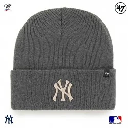 ◆MLB Korea◆ Varsity Cursive Mid Beanie NYM Charcoal Gray 3 Varsity Cursive Mid Beanie NEW YORK YANKEES - MLB KOREA