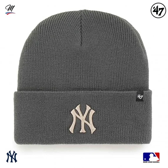 Bonnet MLB New York Yankees Haymaker Gris (Bonnets) '47 Brand chez FrenchMarket