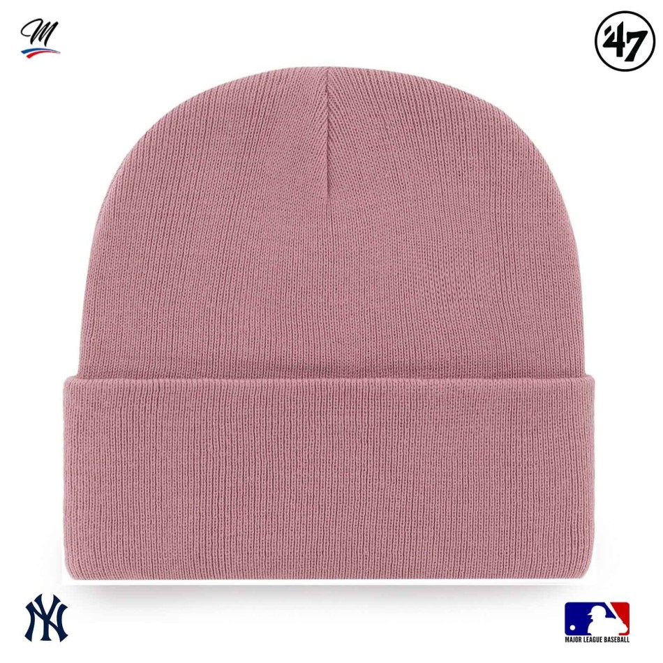47 Brand Lila Mössa MLB New York Yankees Haymaker Logo NY