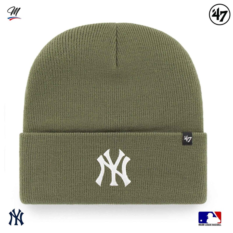 47 Green MLB New York Yankees Haymaker Hat "Khaki