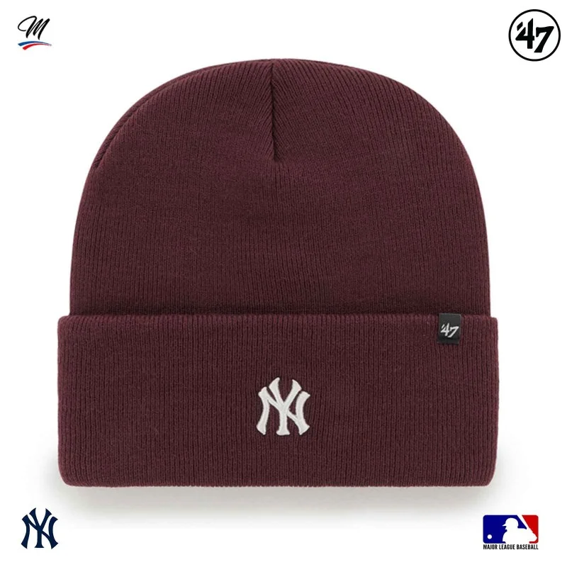 '47 Brand - Bonnet MLB New York Yankees Base Runner Bordeaux Taille Unique