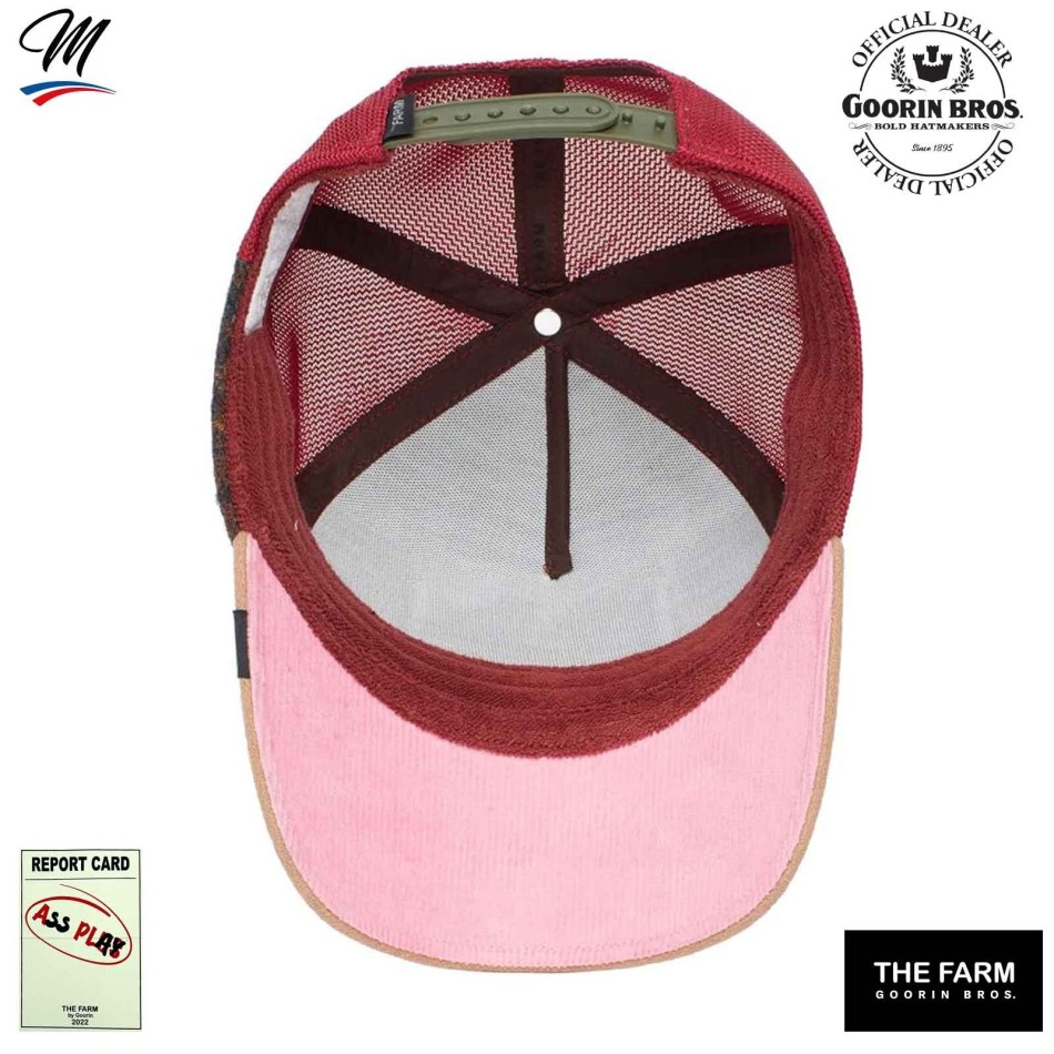 Trucker Ass Play Collectie Harde Reet "Trunchbull" pet (Caps) Goorin Bros chez FrenchMarket