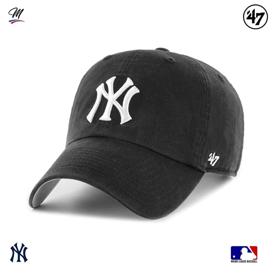 Casquette MLB NY Yankees Cooperstown Double Under "Clean Up" (Gorras) '47 Brand chez FrenchMarket