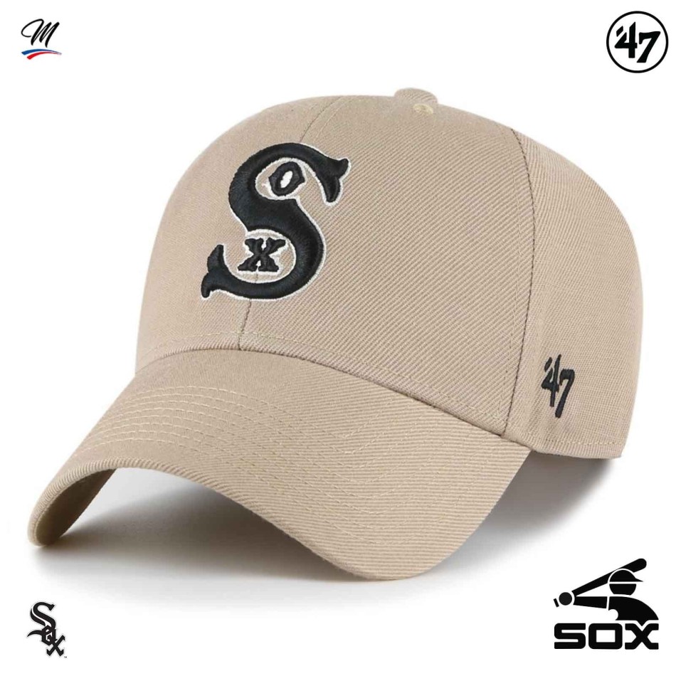 47 MLB Chicago White Sox MVP Cooperstown Snapback Cap