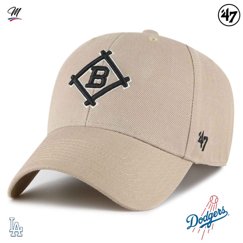 47 Beige MLB Brooklyn Dodgers MVP Cooperstown Snapback keps