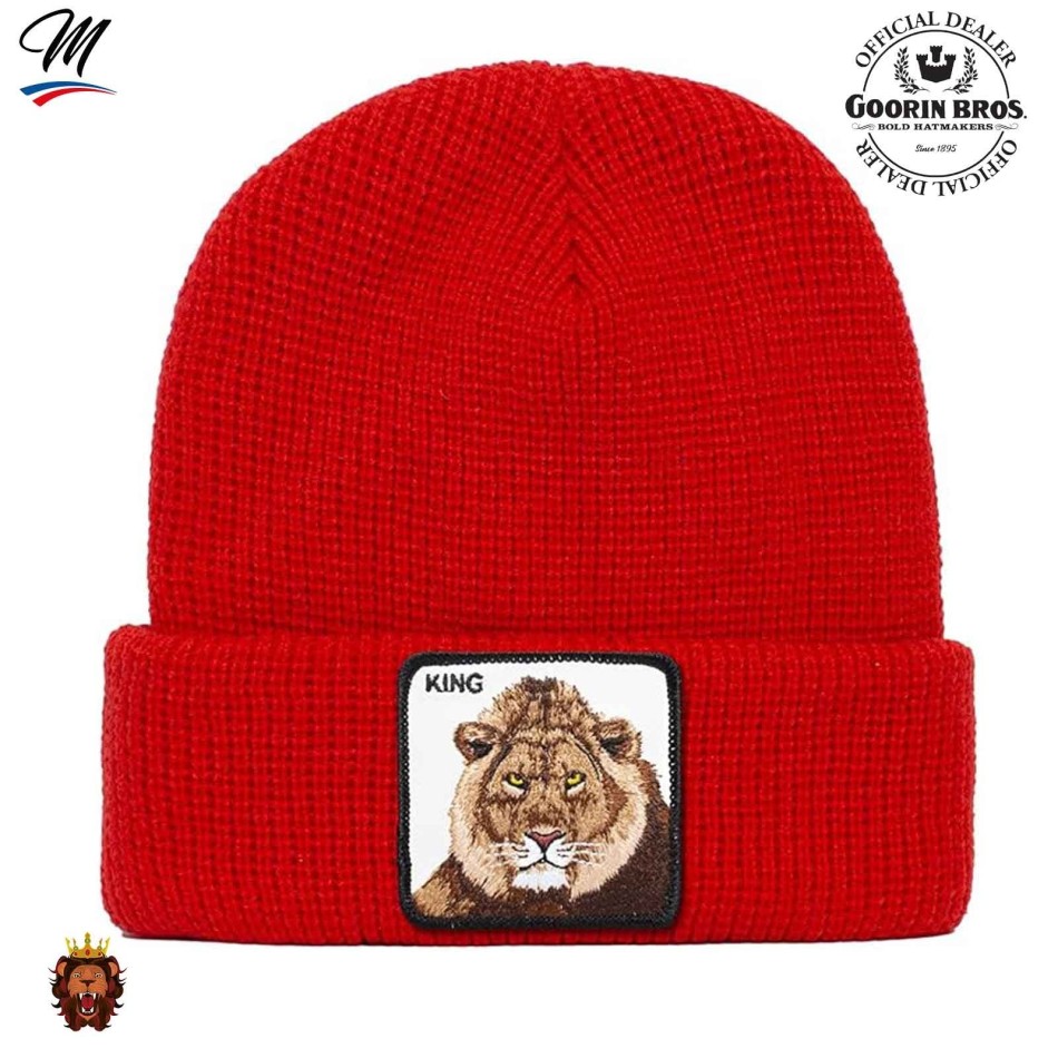 GOORIN BROS Lion - King "Jungle Jangle" Beanie Red