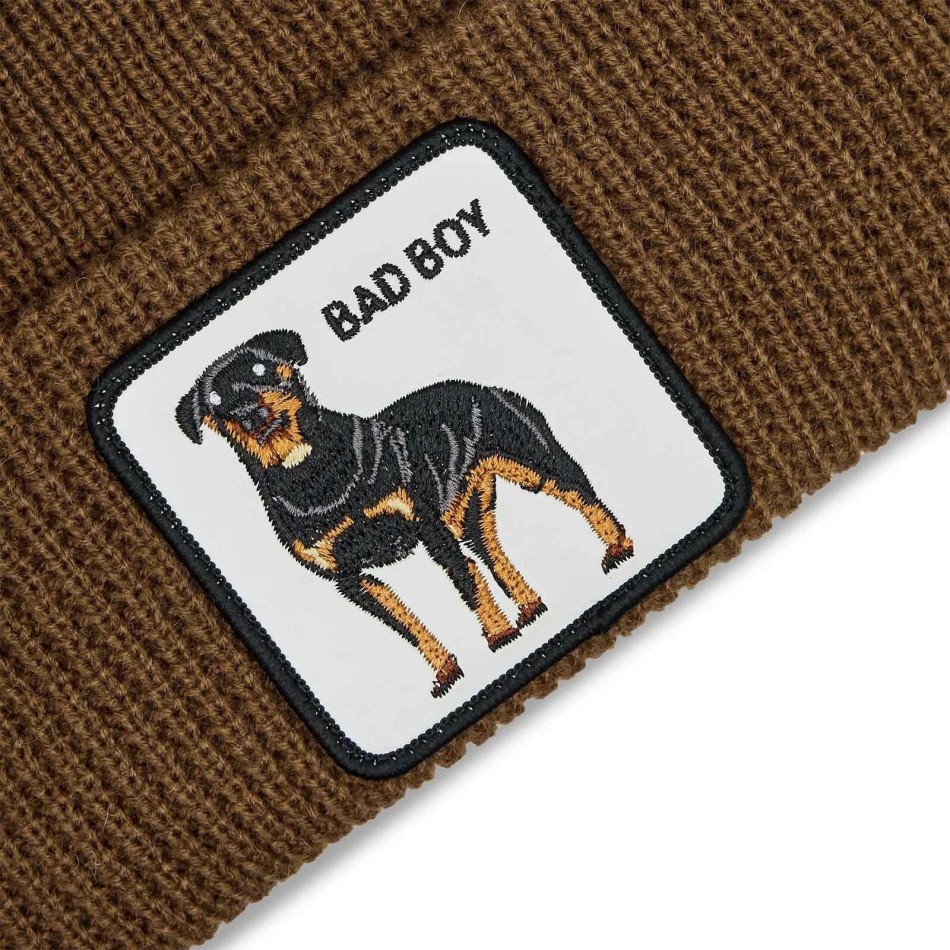 GOORIN BROS Brun mössa Stickad Rotweiller- Bad Boy "Ruff Stuff