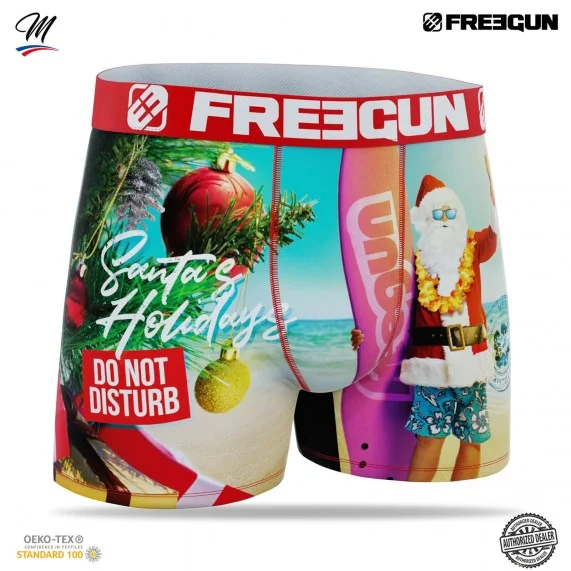 Juego de 4 bóxers de niño Colección Navidad (Pack calzoncillos para niño) Freegun chez FrenchMarket