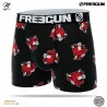 Men's microfiber boxer shorts "The Laughing Cow" (Men's boxer shorts) Freegun on FrenchMarket