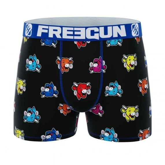 Calzoncillos bóxer de microfibra para hombre "La Vaca que rie" (Calzoncillos para hombre) Freegun chez FrenchMarket
