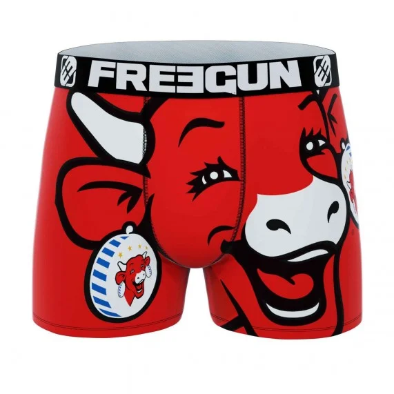 Calzoncillos bóxer de microfibra para hombre "La Vaca que rie" (Calzoncillos para hombre) Freegun chez FrenchMarket