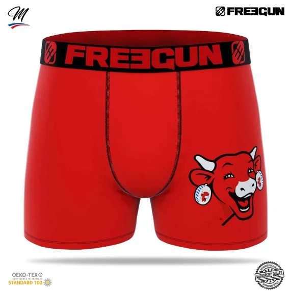 Boxer in microfibra da uomo "La Mucca che ride" (Boxer da uomo) Freegun chez FrenchMarket