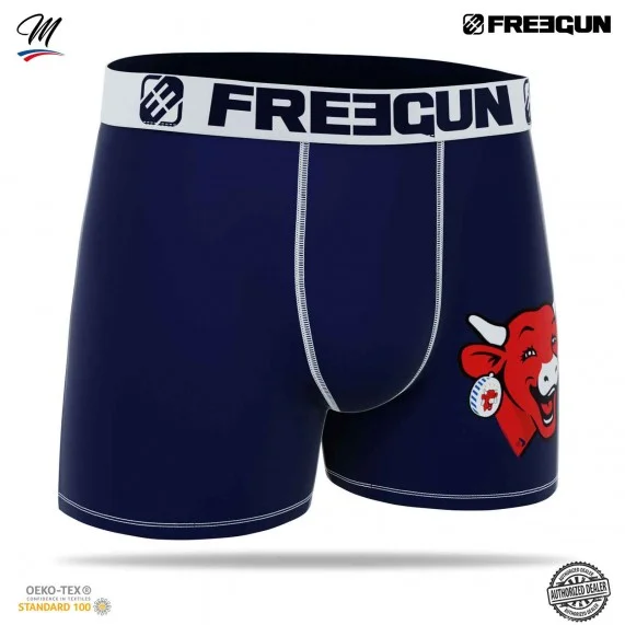 Boxer in microfibra da uomo "La Mucca che ride" (Boxer da uomo) Freegun chez FrenchMarket