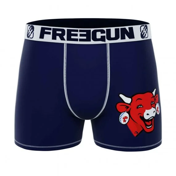 Calzoncillos bóxer de microfibra para hombre "La Vaca que rie" (Calzoncillos para hombre) Freegun chez FrenchMarket