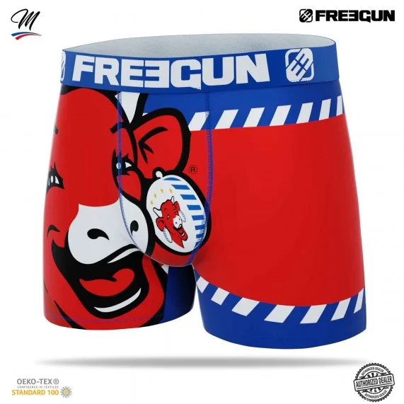 Calzoncillos bóxer de microfibra para hombre "La Vaca que rie" (Calzoncillos para hombre) Freegun chez FrenchMarket