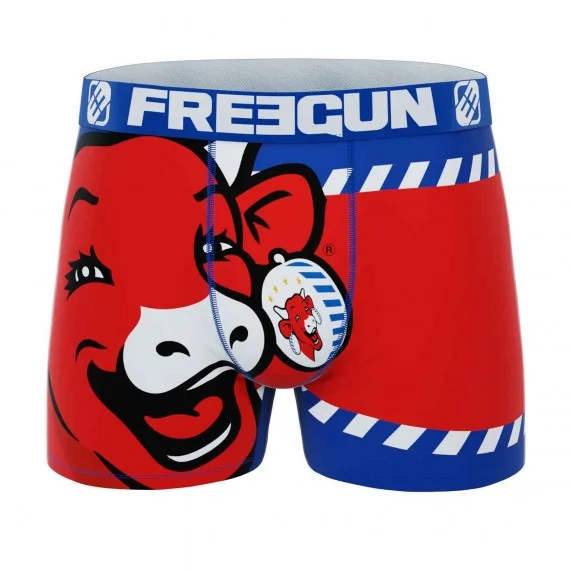 Calzoncillos bóxer de microfibra para hombre "La Vaca que rie" (Calzoncillos para hombre) Freegun chez FrenchMarket