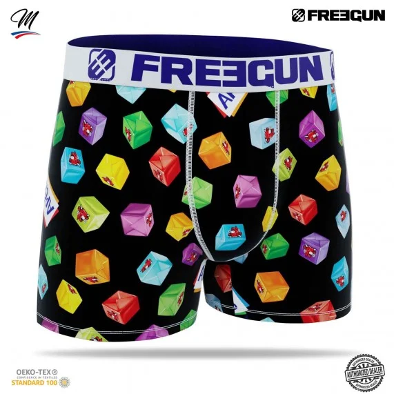 Calzoncillos bóxer de microfibra para hombre "La Vaca que rie" (Calzoncillos para hombre) Freegun chez FrenchMarket