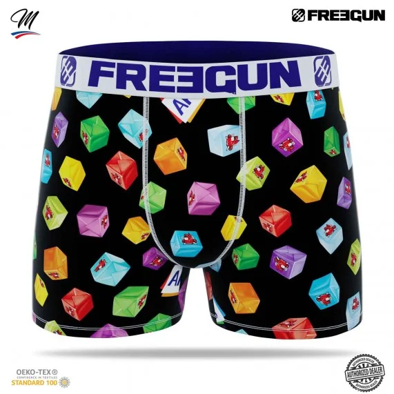 Calzoncillos bóxer de microfibra para hombre "La Vaca que rie" (Calzoncillos para hombre) Freegun chez FrenchMarket