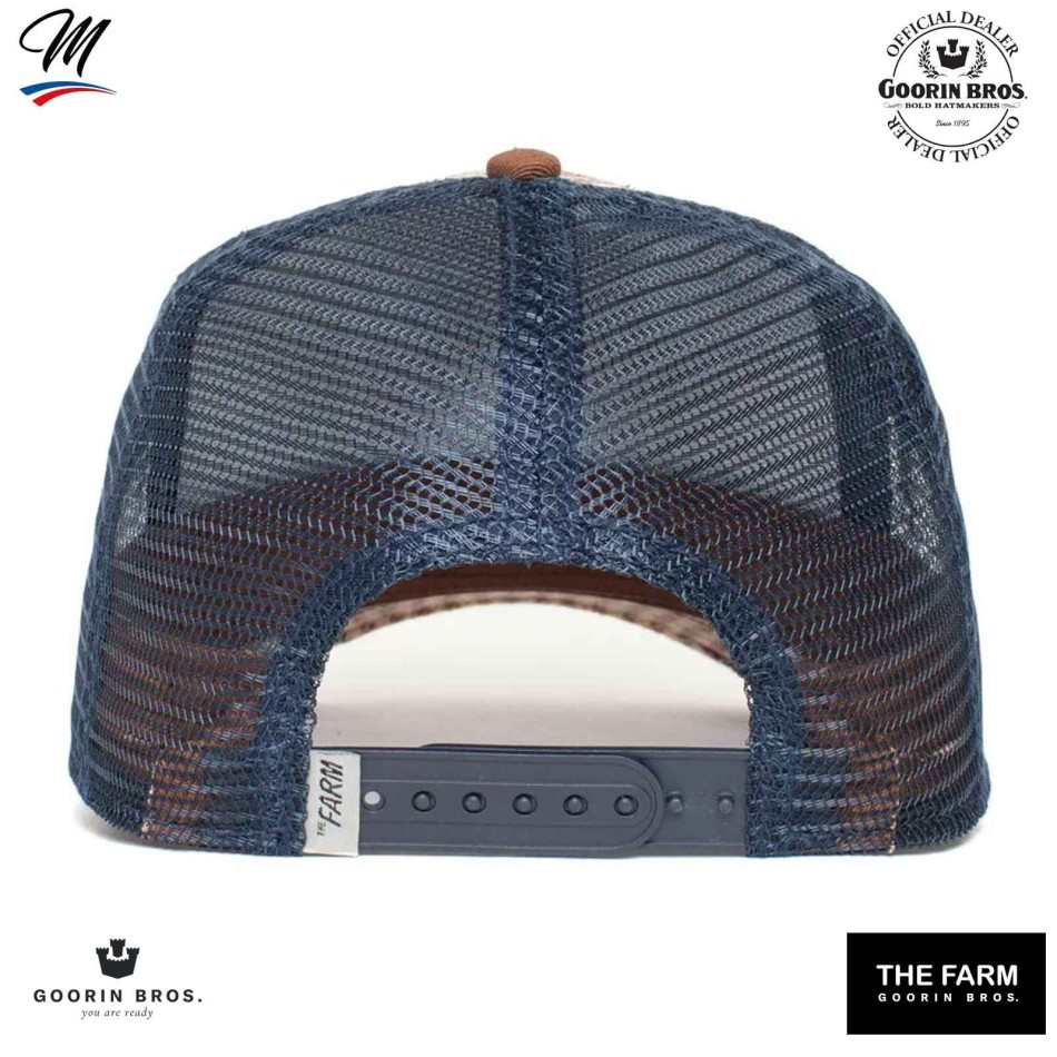 Trucker-Cap mit Karos G.O.A.T. - Ziege "Good Kid Plaad City (Cap) Goorin Bros auf FrenchMarket