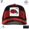 Casquette Trucker à Carreaux LADY - Coccinelle "Plaidy Bug" (Casquettes) Goorin Bros chez FrenchMarket