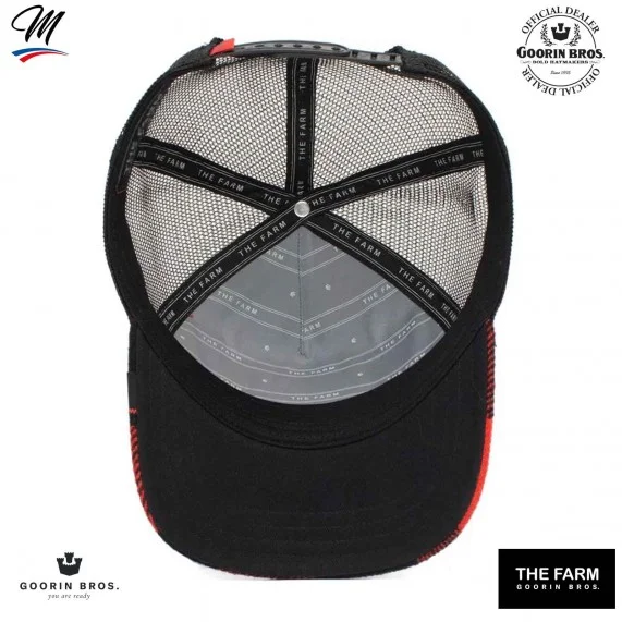 Casquette Trucker à Carreaux LADY - Coccinelle "Plaidy Bug" (Casquettes) Goorin Bros chez FrenchMarket
