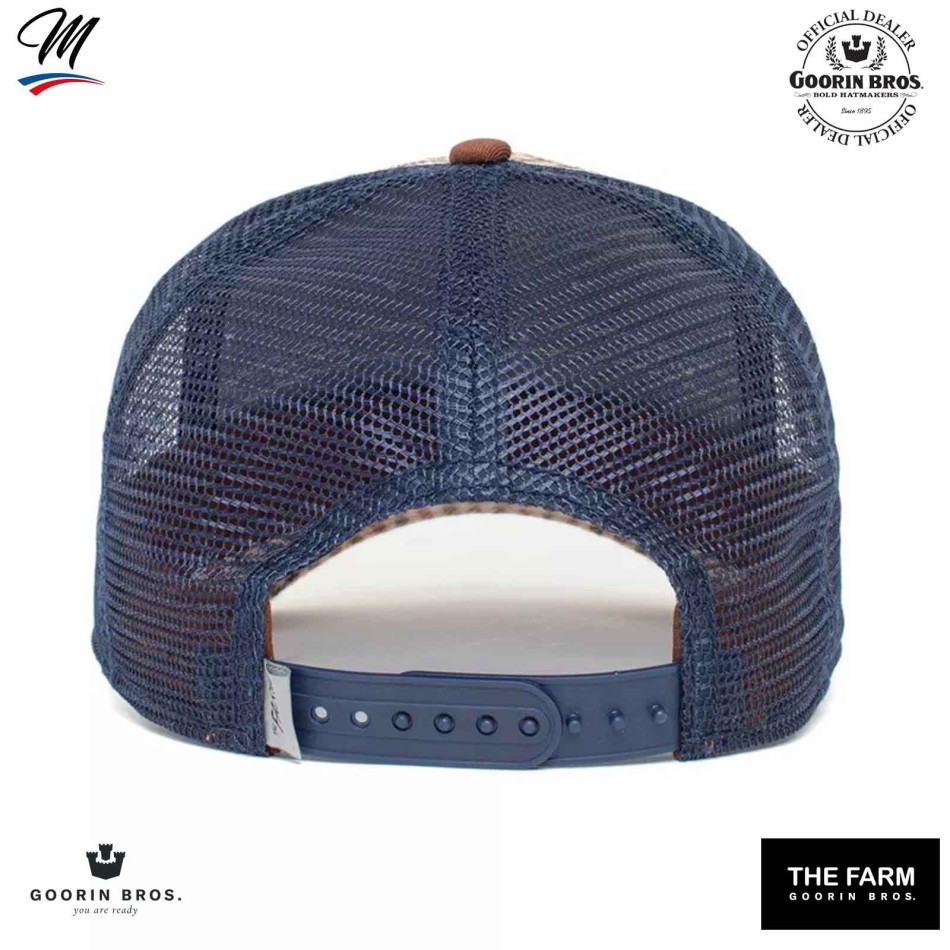 Casquette Trucker à Carreaux BAD BOY - Berger Allemand "Big Bad Woof" (Casquettes) Goorin Bros chez FrenchMarket