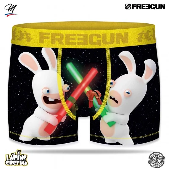 Mannen Boxershorts Rabbids Kerstmis Special (Herenboxershorts) Freegun chez FrenchMarket