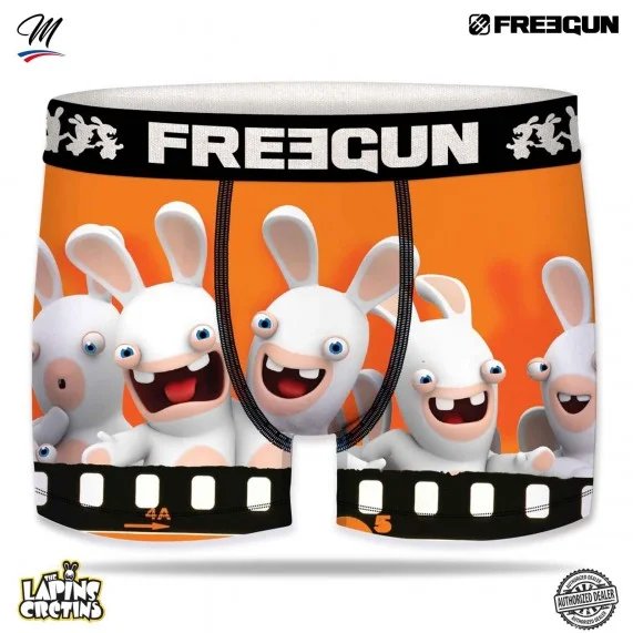 Herenboxershort Lapins Crétins (Herenboxershorts) Freegun chez FrenchMarket