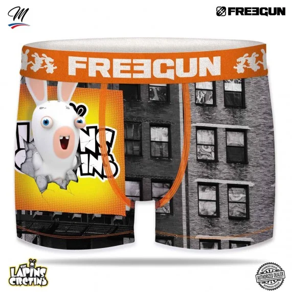 Herenboxershort Lapins Crétins (Herenboxershorts) Freegun chez FrenchMarket