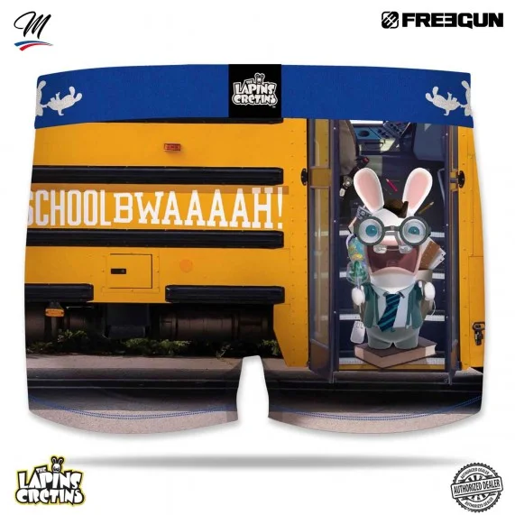 Herenboxershort Lapins Crétins (Herenboxershorts) Freegun chez FrenchMarket