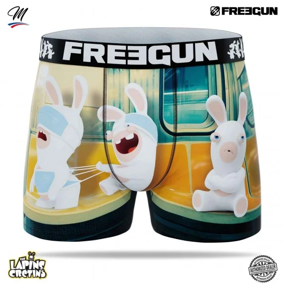 Calzoncillos para hombre Lapins Crétins (Calzoncillos para hombre) Freegun chez FrenchMarket
