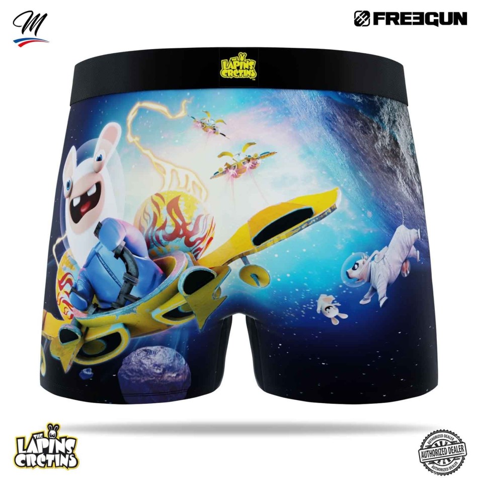 Herenboxershort Lapins Crétins (Herenboxershorts) Freegun chez FrenchMarket