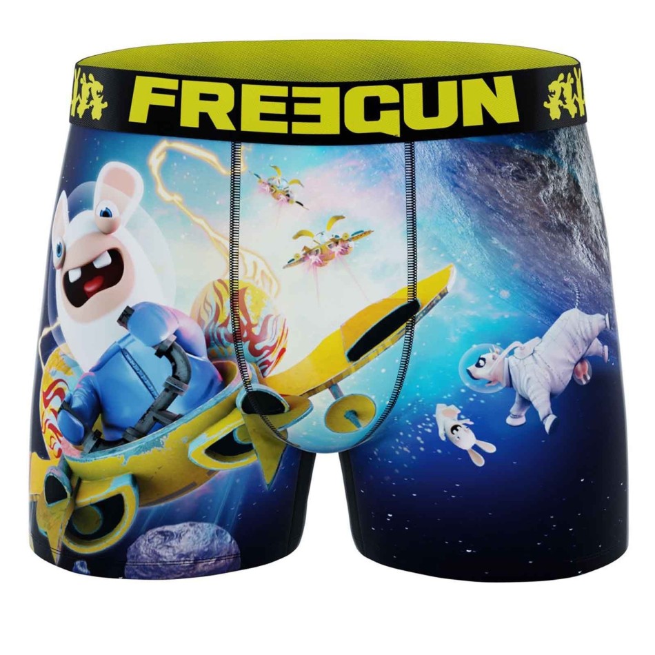 FREEGUN Boxer Herr Lapins Crétins | Boxer humor | Gratis leverans