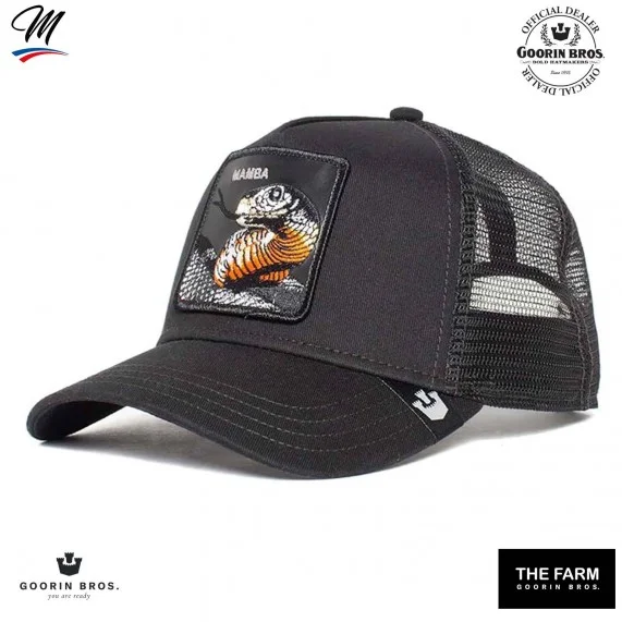 Gorra Trucker Black Mamba Snake (Gorras) Goorin Bros chez FrenchMarket