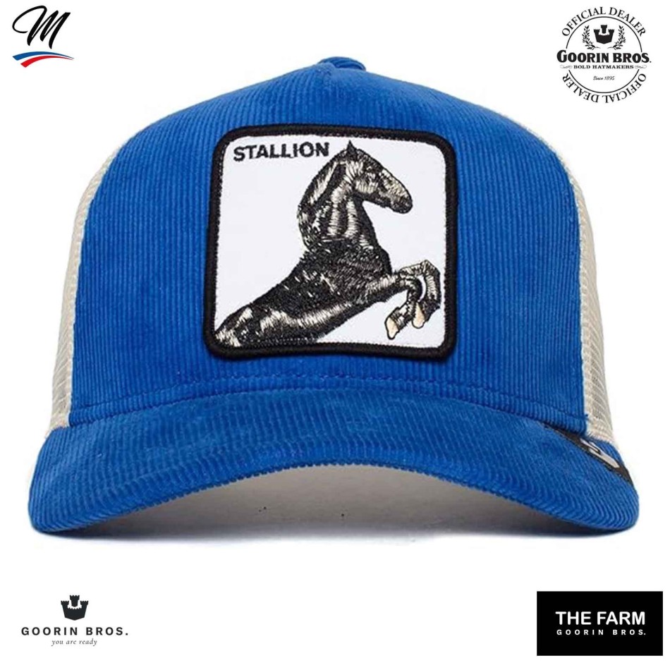 Casquette Trucker Velours Cheval "Sly Stallione" (Casquettes) Goorin Bros chez FrenchMarket