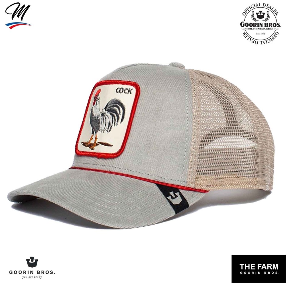 Casquette Trucker Velours Coq "Cock The Arena"